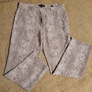 Banana Republic Snake Print Slacks
